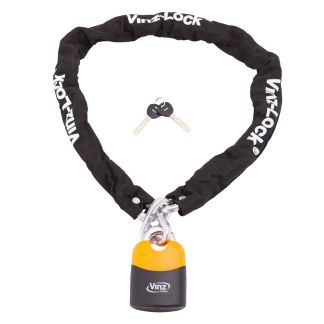 Vinz Fogo 150 cm kettingslot scooterslot fietsslot motorslot vooraanzicht